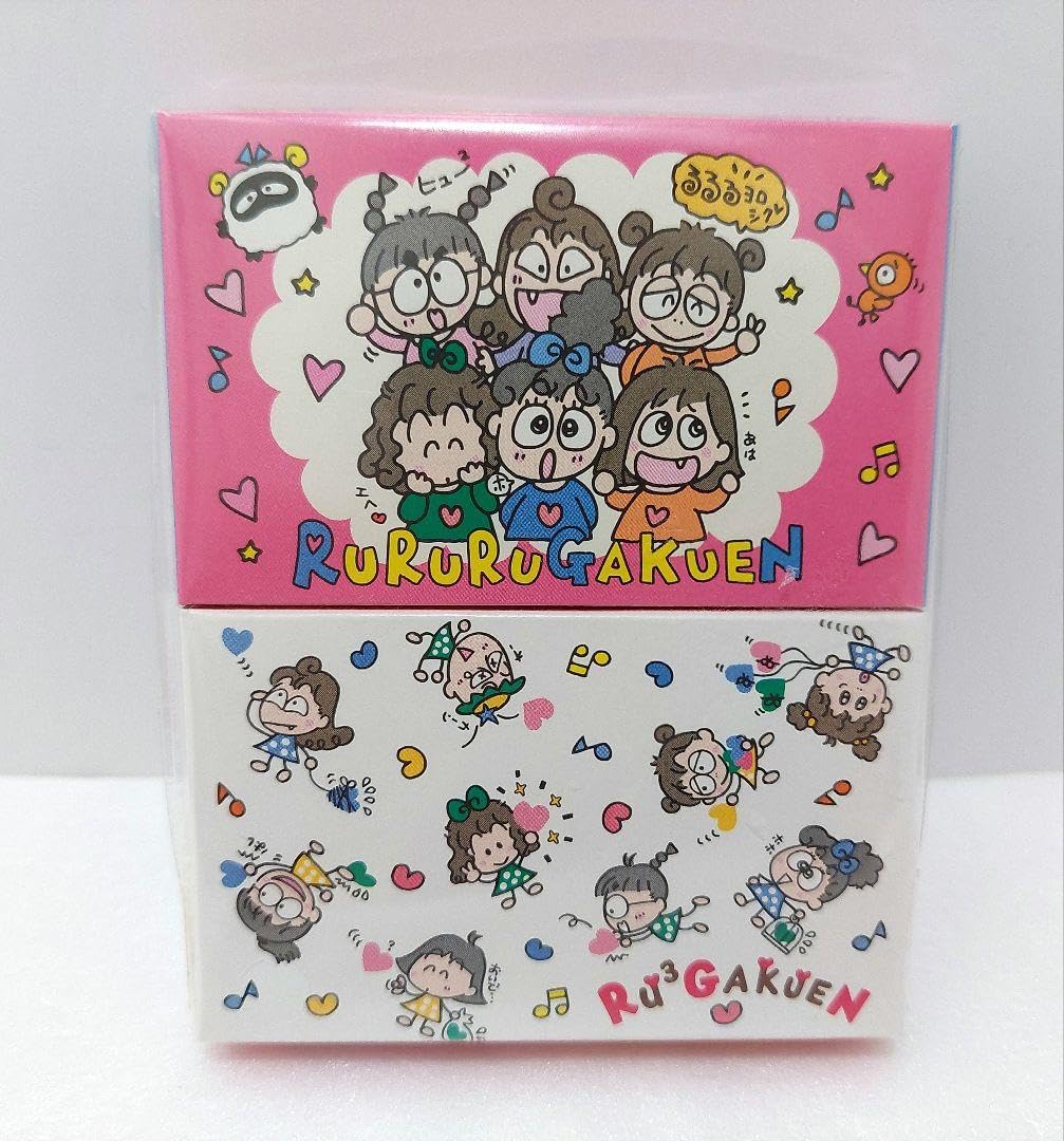 Amazon.co.jp: るるる学園 懐かしキャラクター メモ&シール メモ帳